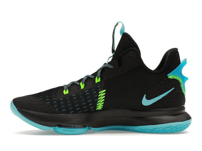 Nike LeBron Witness 5 Black Light Blue Fury