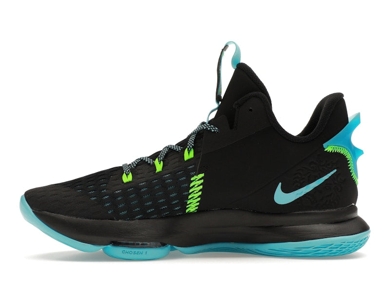 Nike LeBron Witness 5 Black Light Blue Fury