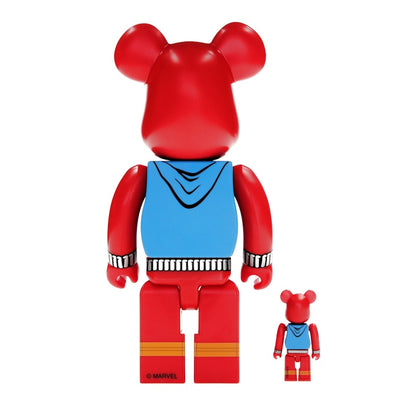Bearbrick x Marvel Spider-Man Scarlet Spider 100% & 400% Set