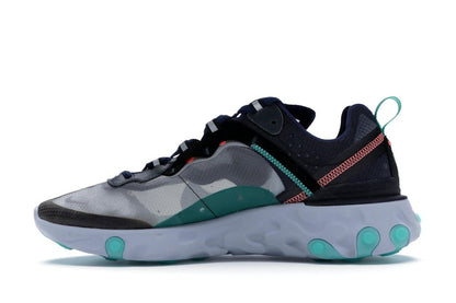 Nike React Element 87 Black Neptune Green