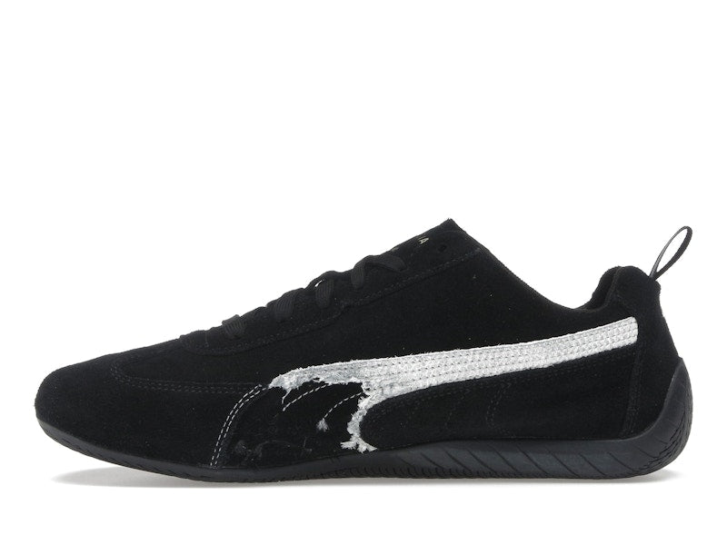 Balenciaga x Puma Speedcat Suede Distressed Black White