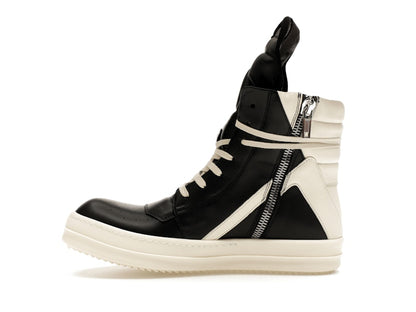 Rick Owens Luxor Geobasket Black Milk