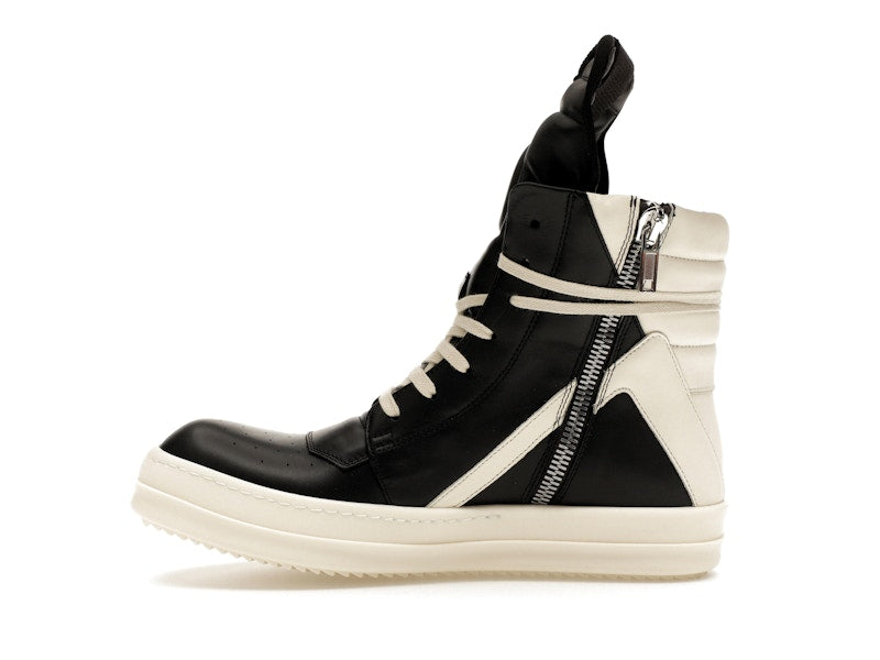 Rick Owens Luxor Geobasket Black Milk