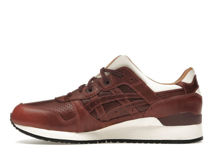 ASICS Gel-Lyte III Packer Shoes x J. Crew Oxblood Leather