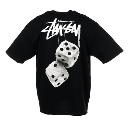 Stussy Fuzzy Dice Tee Black