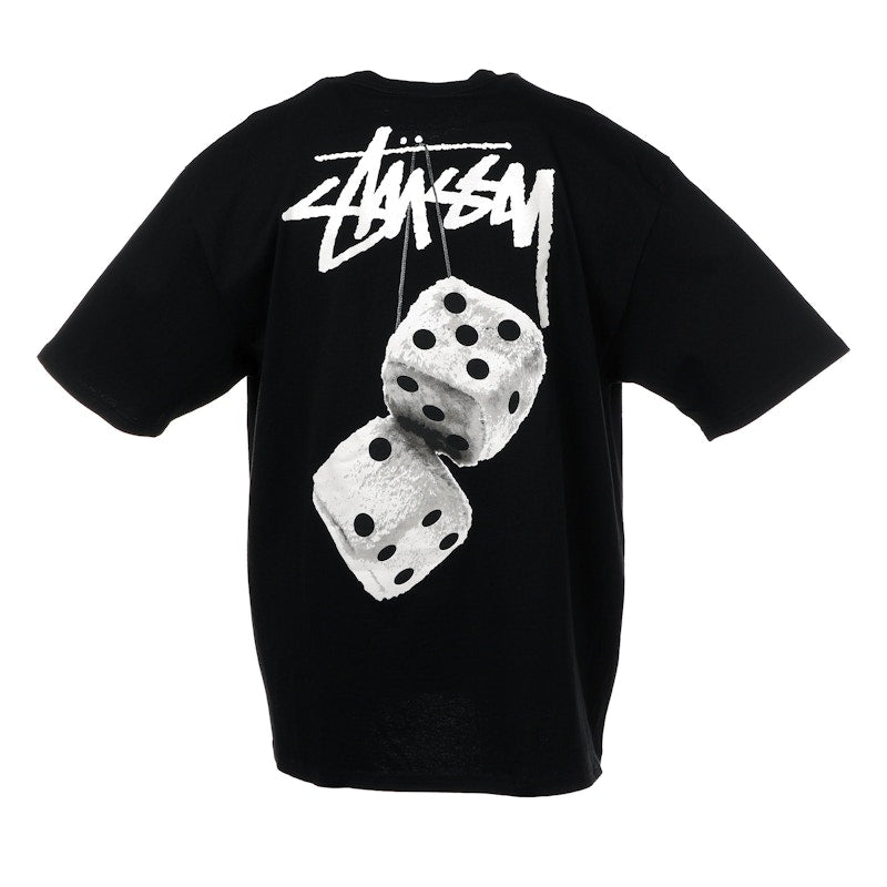 Stussy Fuzzy Dice Tee Black