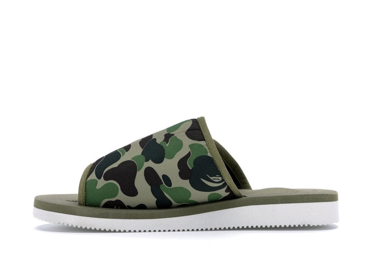 Suicoke x Bape ABC Kaw-Ape Green