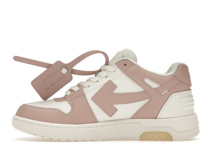 OFF-WHITE Out Of Office "OOO" Low Tops White Pink (Women's)