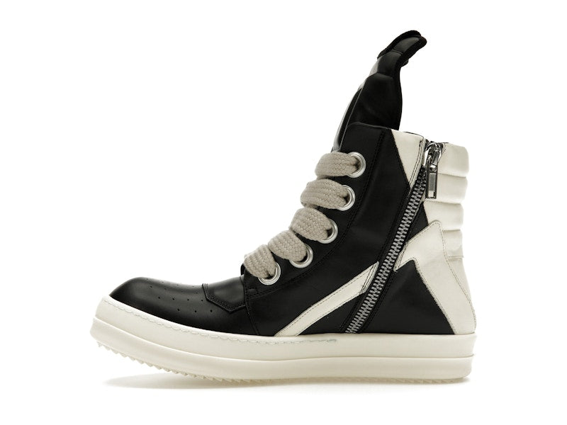 Rick Owens GeoBasket Oversized Eylet Black Milk