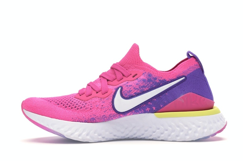 Nike Epic React Flyknit 2 Laser Fuchsia White (Women's)