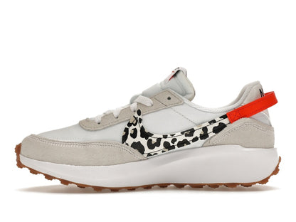 Nike Waffle Debut White Team Orange Leopard (Women's)