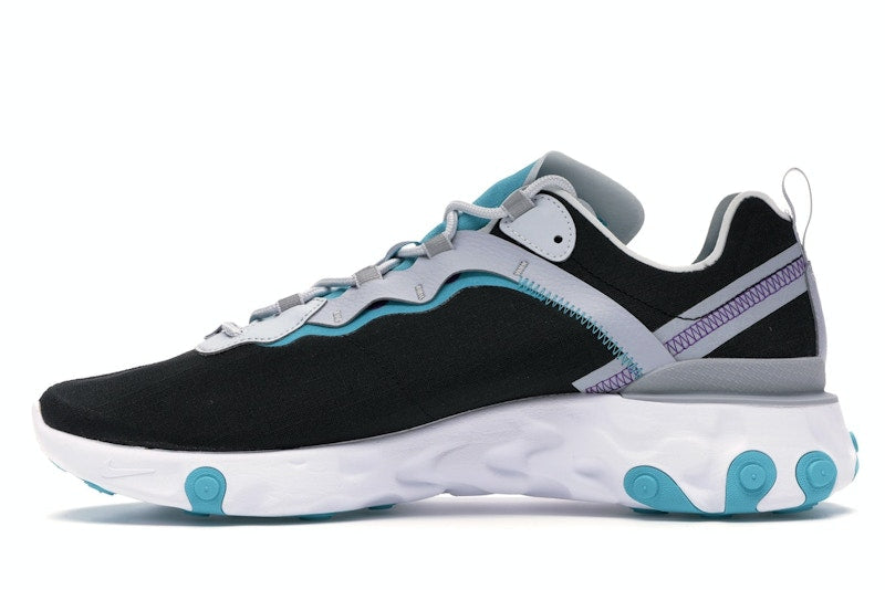 Nike React Element 55 Black Pure Platinum Teal Nebula