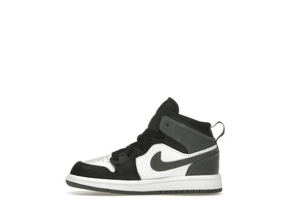 Jordan 1 Mid Black White Iron Grey (PS)