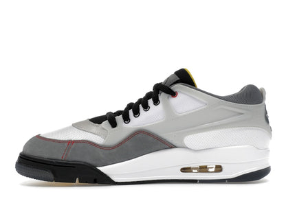 Jordan 4 RM Premium White Black Smoke Grey Fire Red