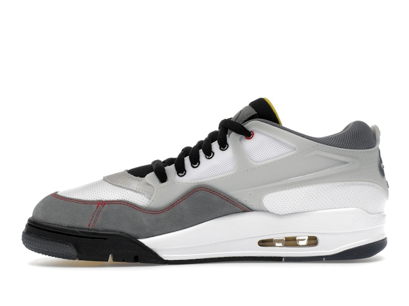 Jordan 4 RM Premium White Black Smoke Grey Fire Red