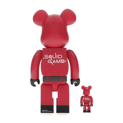 Bearbrick x Squid Game Guard (Square) 100% & 400% Set