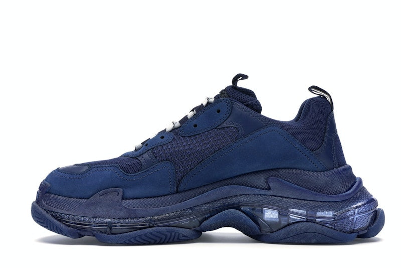 Balenciaga Triple S Clear Sole Navy