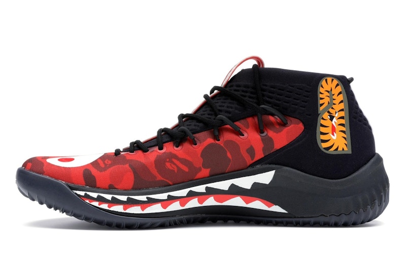 adidas Dame 4 A Bathing Ape Red