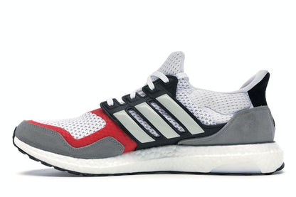 adidas Ultra Boost S&L White Grey Scarlet