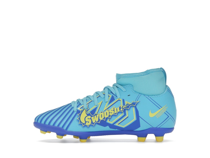 Nike Mercurial Superfly 9 Club KM FG/MG Baltic Blue White (GS)