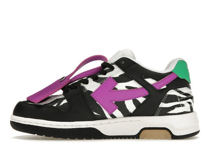 OFF-WHITE Out Of Office OOO Low Tops Zebra Pink (Women's)