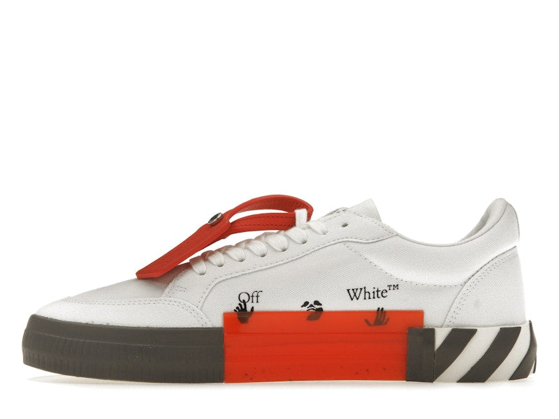 OFF-WHITE Vulcanized Low White Khaki Canvas