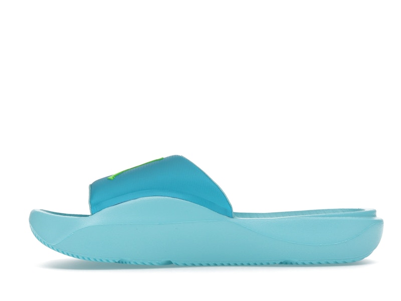 Jordan Franchise Slide Chlorine Blue Copa Electric Green