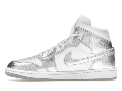 Jordan 1 Mid SE Metallic Silver (Women's)