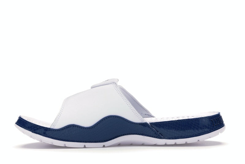 Jordan Hydro 11 Slide White Navy