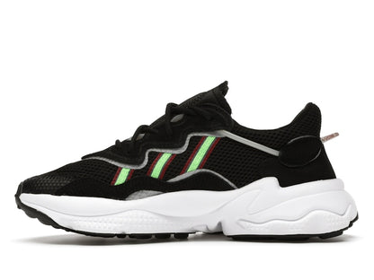 adidas Ozweego Core Black Solar Green (GS)