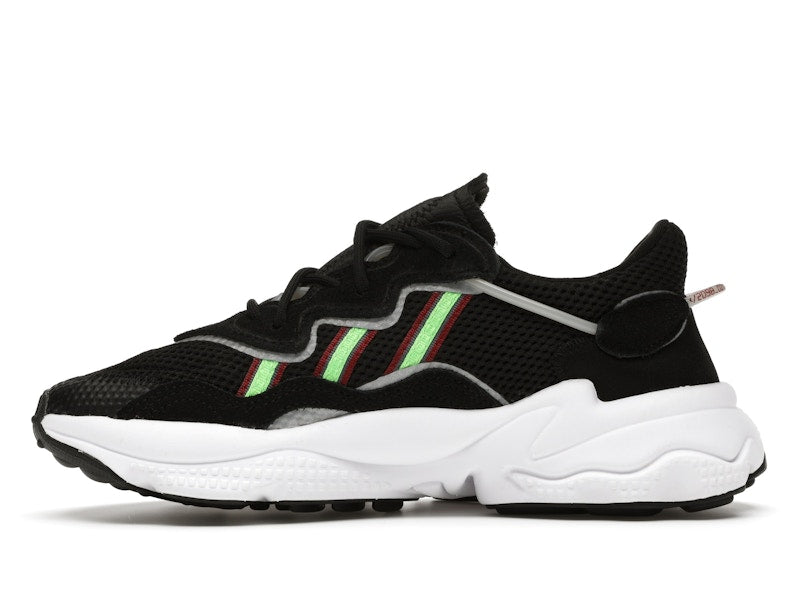adidas Ozweego Core Black Solar Green (GS)