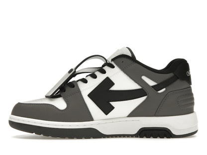 OFF-WHITE Out Of Office OOO Low Tops Dark Gray Black
