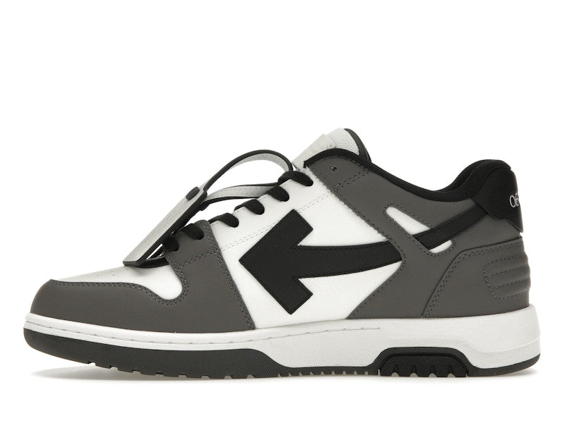 OFF-WHITE Out Of Office OOO Low Tops Dark Gray Black