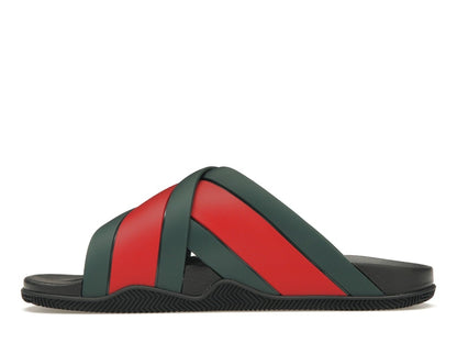 Gucci Web Slide Black Rubber