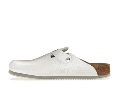 Birkenstock Boston Super Grip Leather White