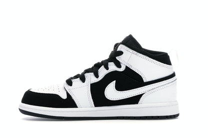 Jordan 1 Mid White Black (PS)