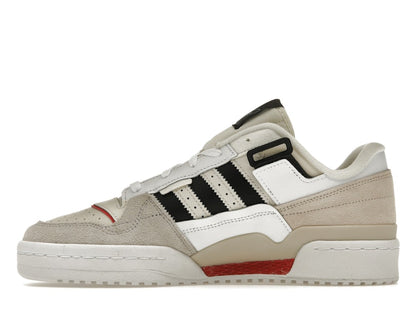 adidas Forum Exhibit Low White Vivid Red