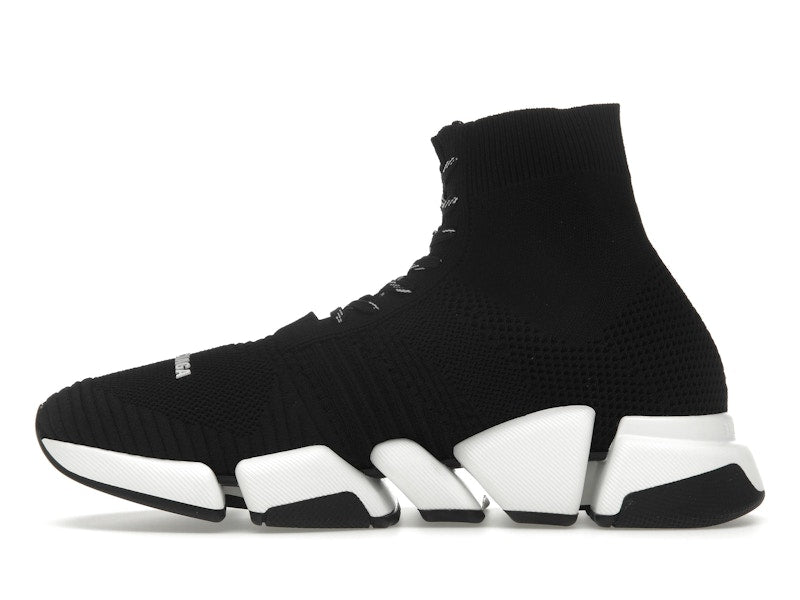 Balenciaga Speed 2.0 Lace Up Black White