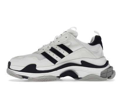 Balenciaga x adidas Triple S White Black