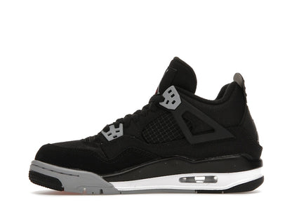 Jordan 4 Retro Black Canvas (GS)