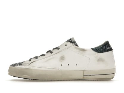 Golden Goose Super-Star Glitter Cream Silver (Women's)