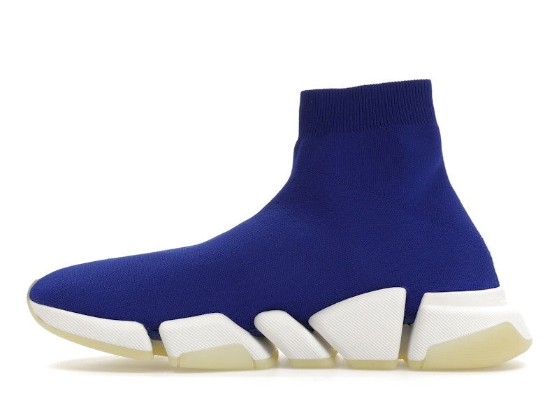 Balenciaga Speed 2.0 Recycled Knit Blue Glow
