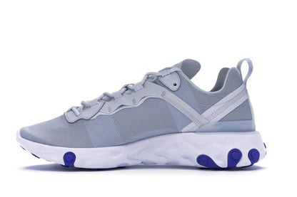 Nike React Element 55 Pure Platinum Racer Blue