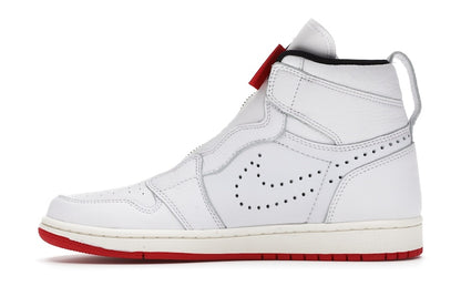 Jordan 1 Retro High Zip White University Red