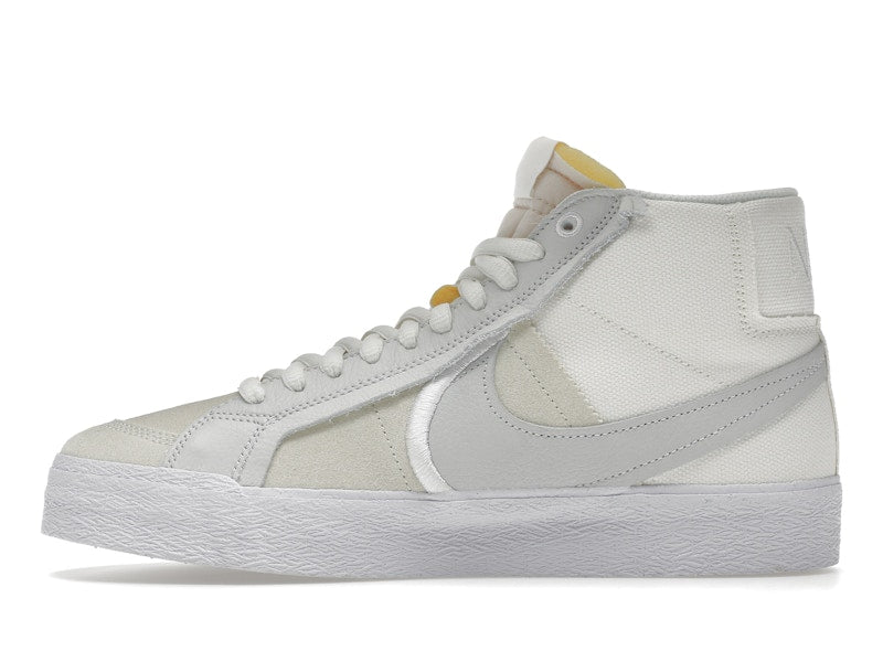 Nike SB Blazer Mid Warning Label Summit White