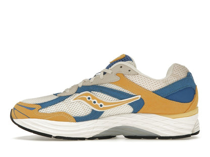 Saucony ProGrid Omni 9 Premium Cream Yellow Royal Blue