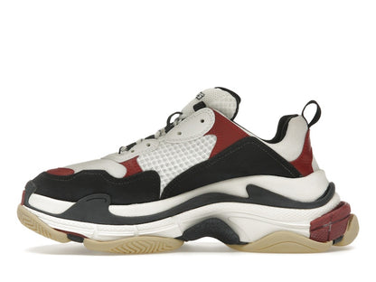 Balenciaga Triple S White Black Crimson