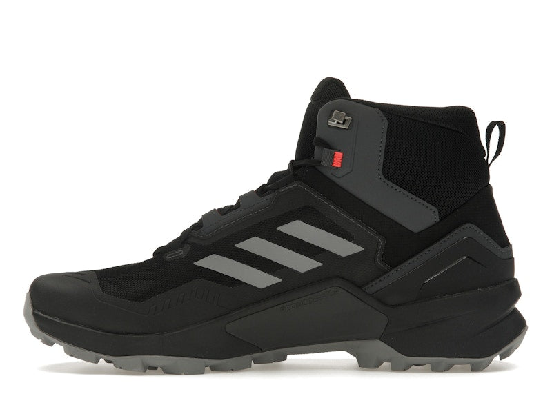 adidas Terrex Swift R3 Mid GTX Core Black Grey Solar Red