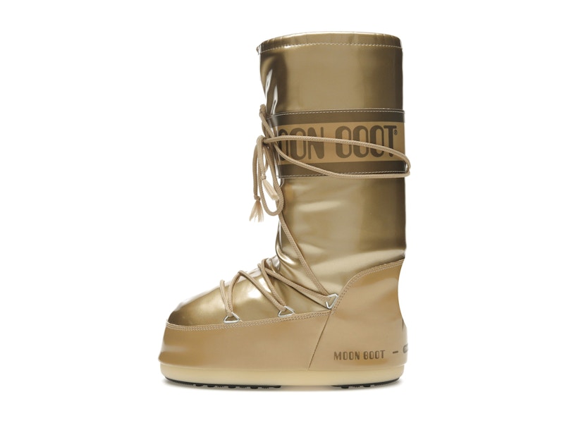 Moon Boot Icon Vinile Boot Metallic Gold