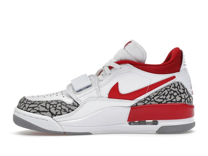 Jordan Legacy 312 Low White Cement Gym Red (Women's)